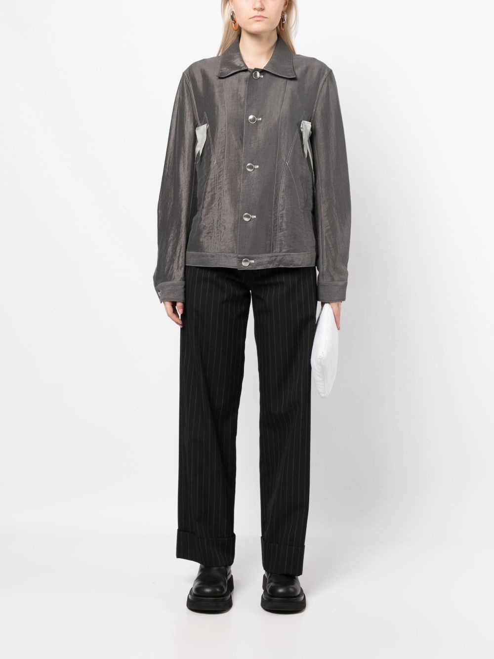 button-up long-sleeved shirt - 2