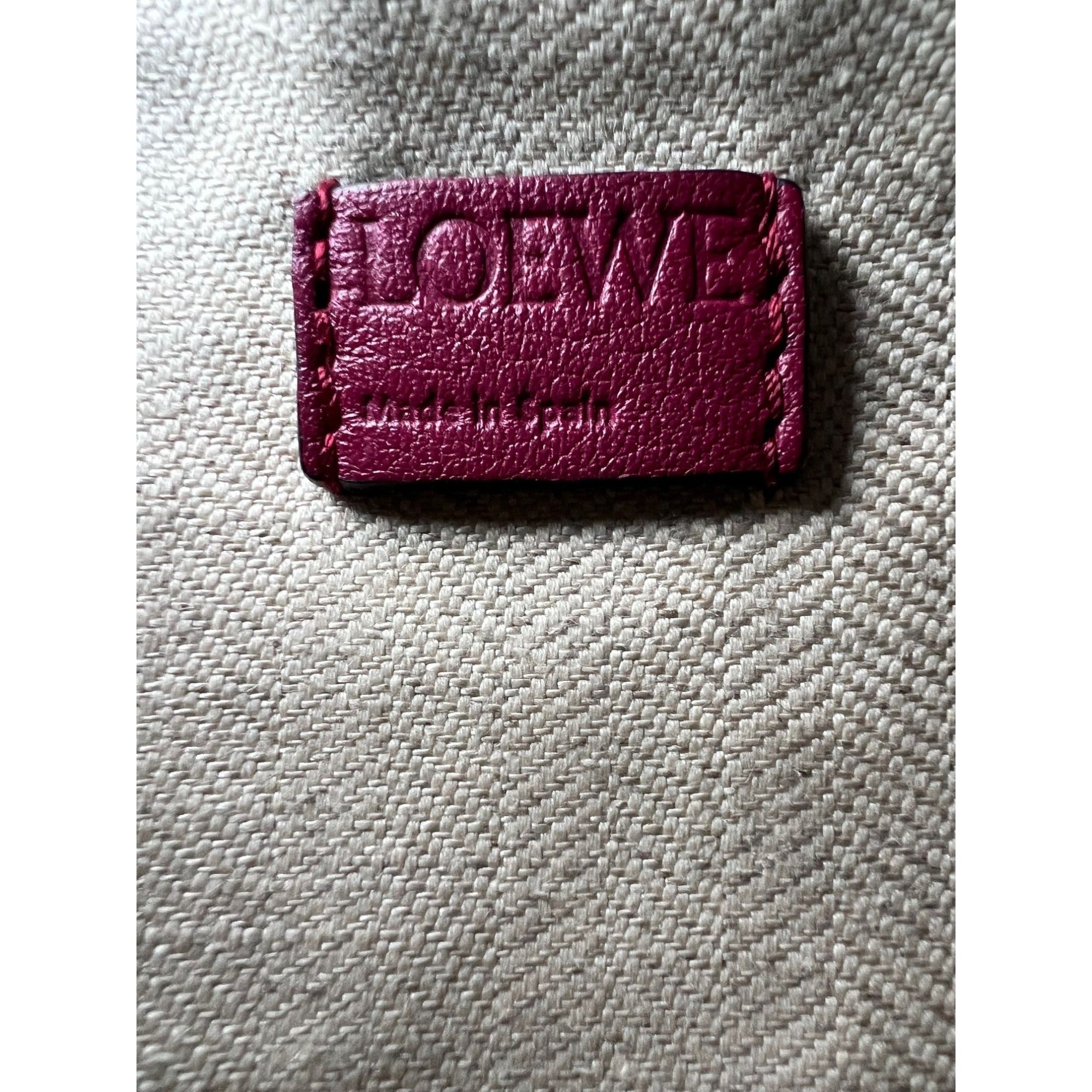 Loewe Calfskin Mini Crimson Puzzle Crossbody Hand Bag - 8