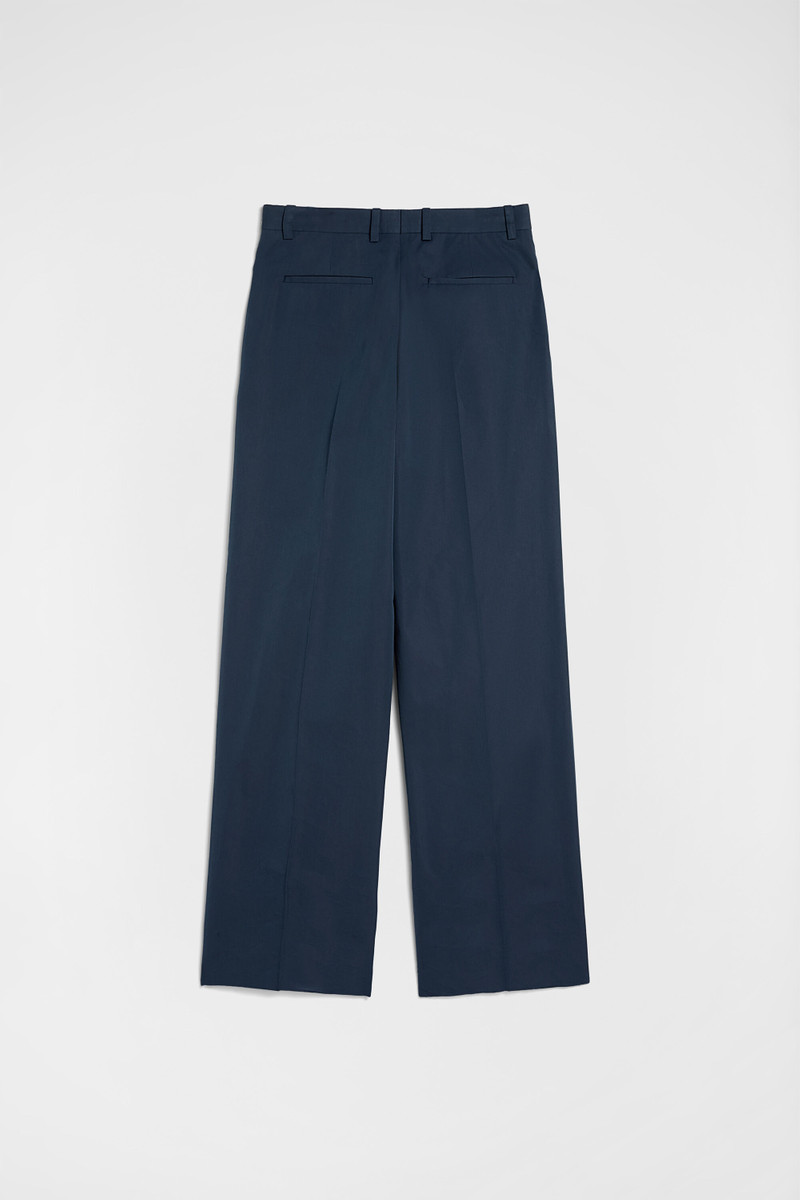 Cotton Blend Poplin Trousers 7