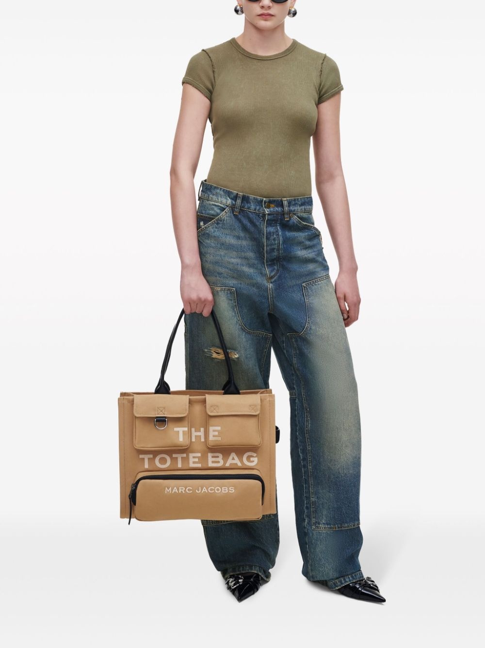 Marc Jacobs The Large Cargo Canvas Tote bag | REVERSIBLE