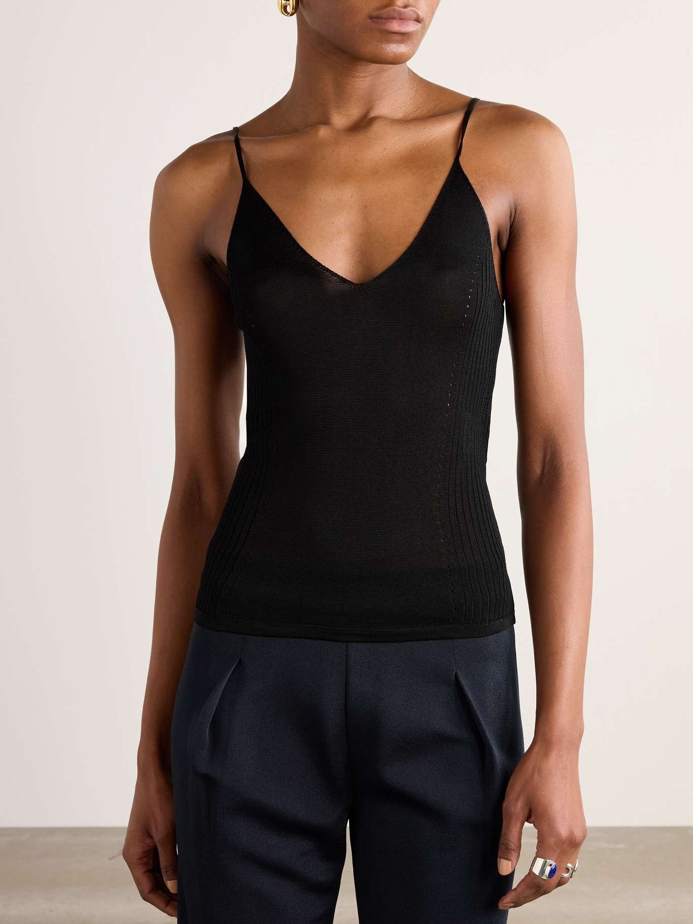 Tyler knitted camisole Black - 3