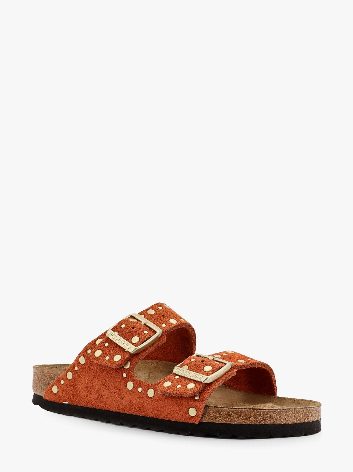 Birkenstock Arizona Rivet Border Leather Sandals With Applied Metal Rivets - 2