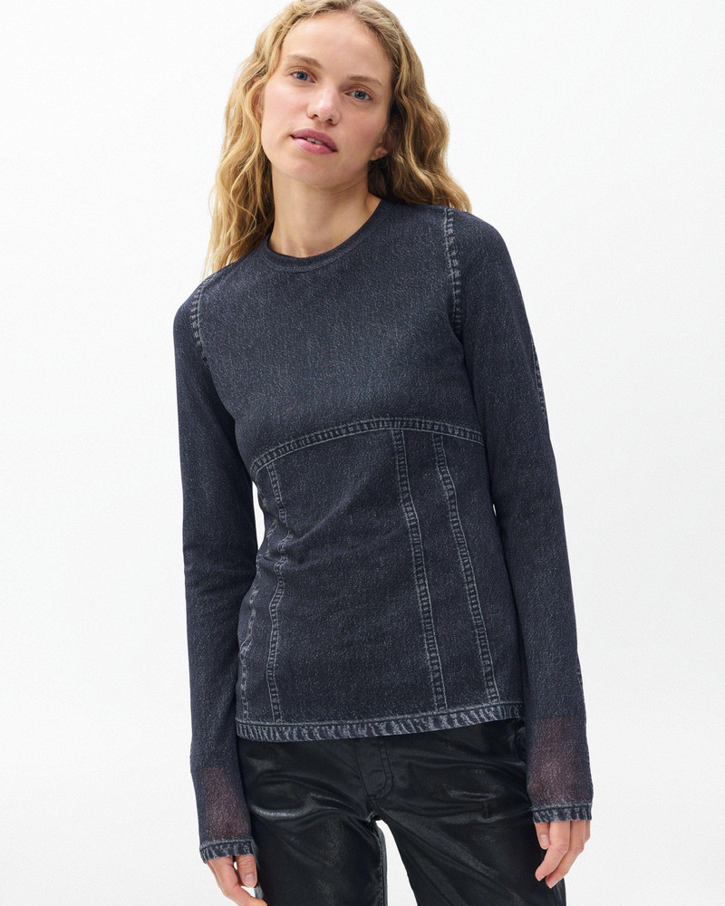 Miramar Long-Sleeve Tee Stretch Mesh 5
