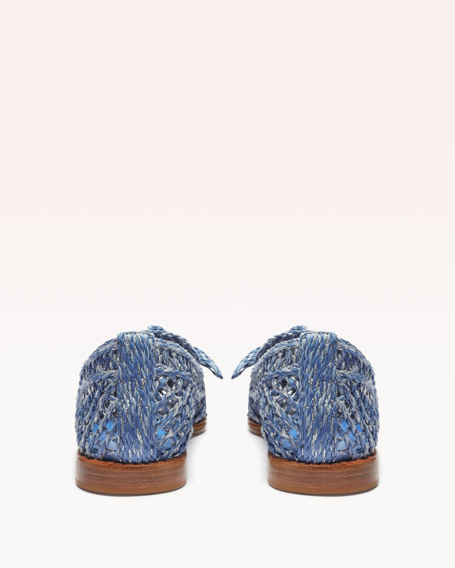 RAFFIA PENNY LOAFER PETROLEO - 3