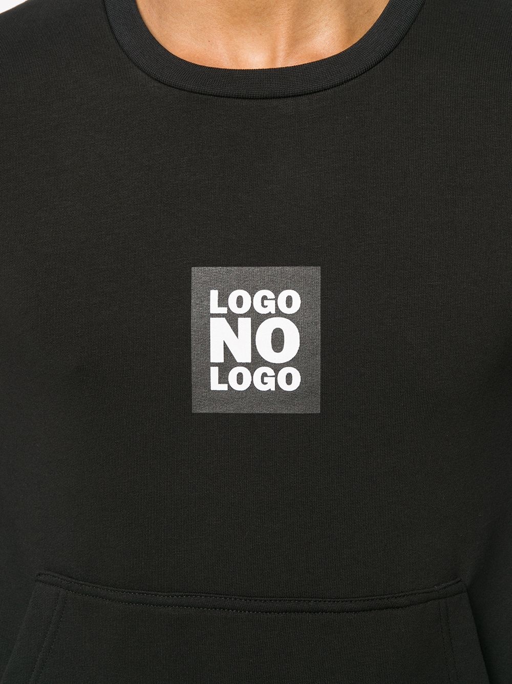 slogan-patch sweatshirt - 5