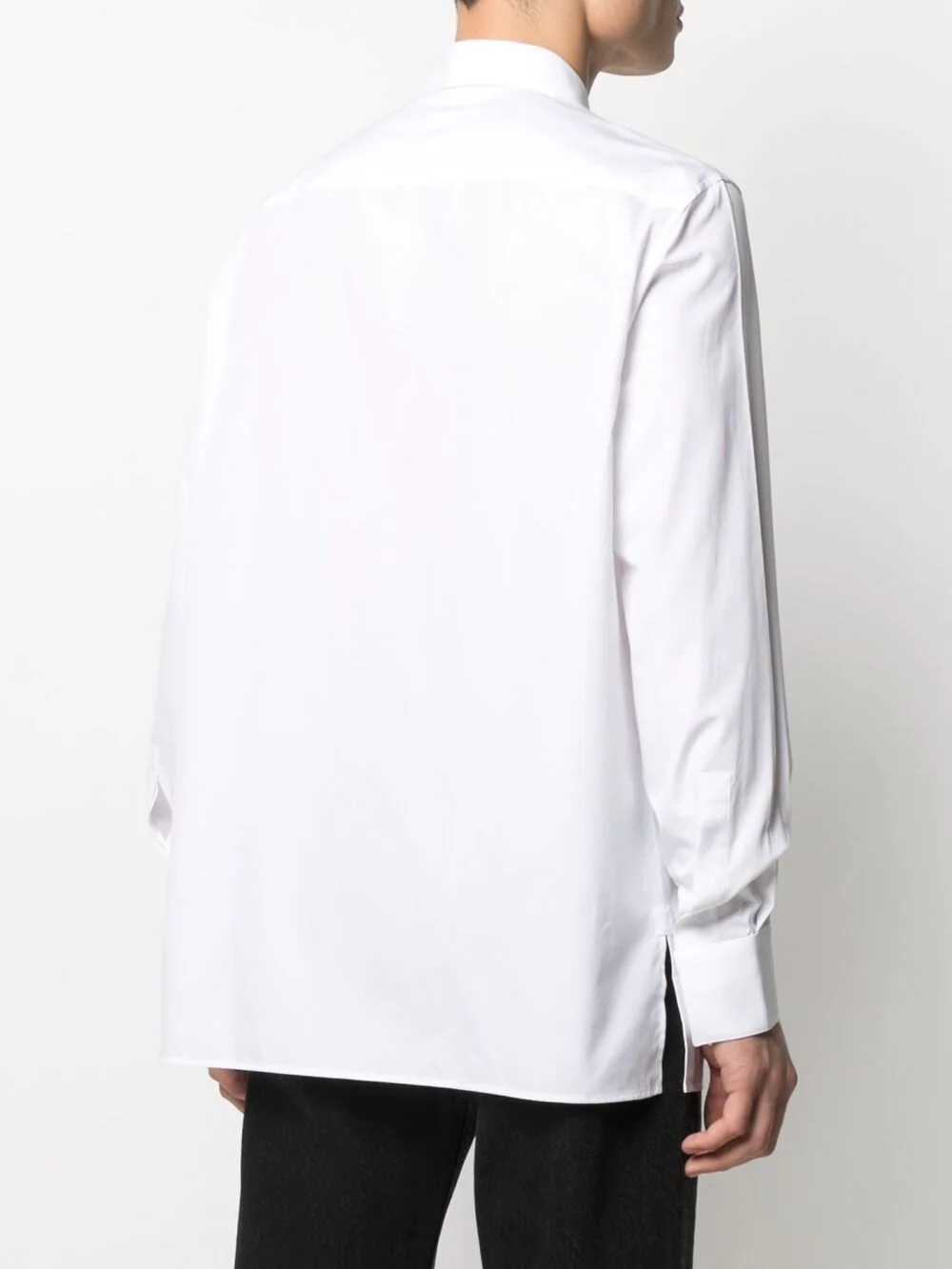 zip-up long-sleeved shirt - 4