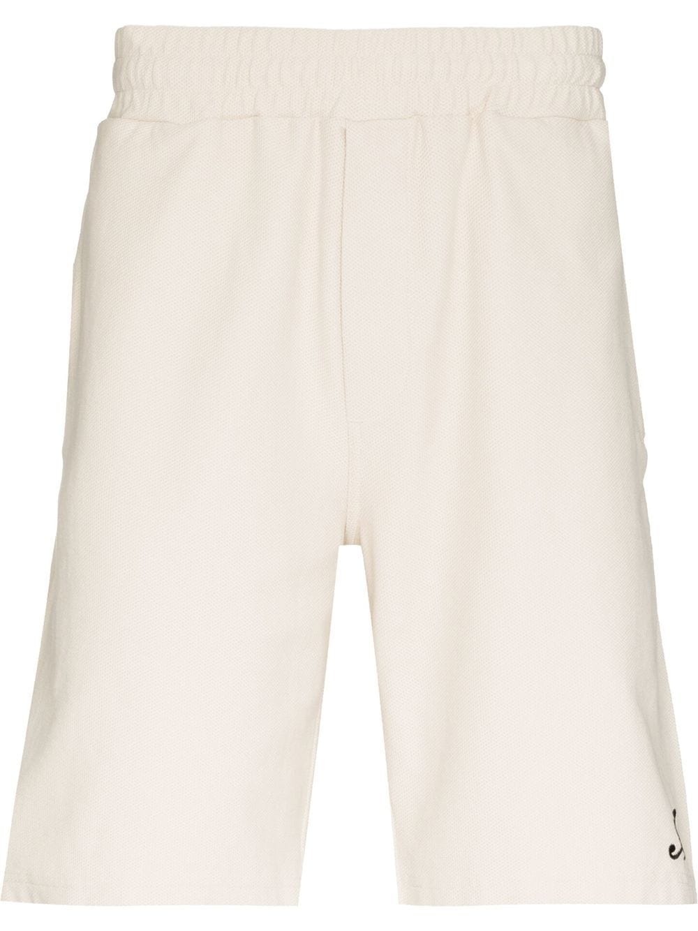 logo-embroidered track shorts - 1