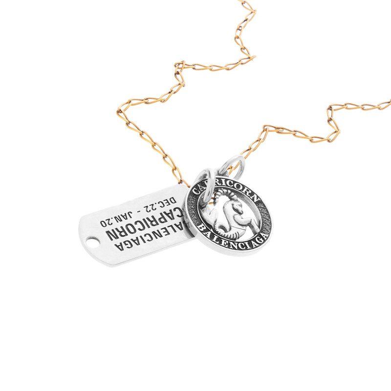 Horoscope Capricorn Necklace in Gold/silver 3