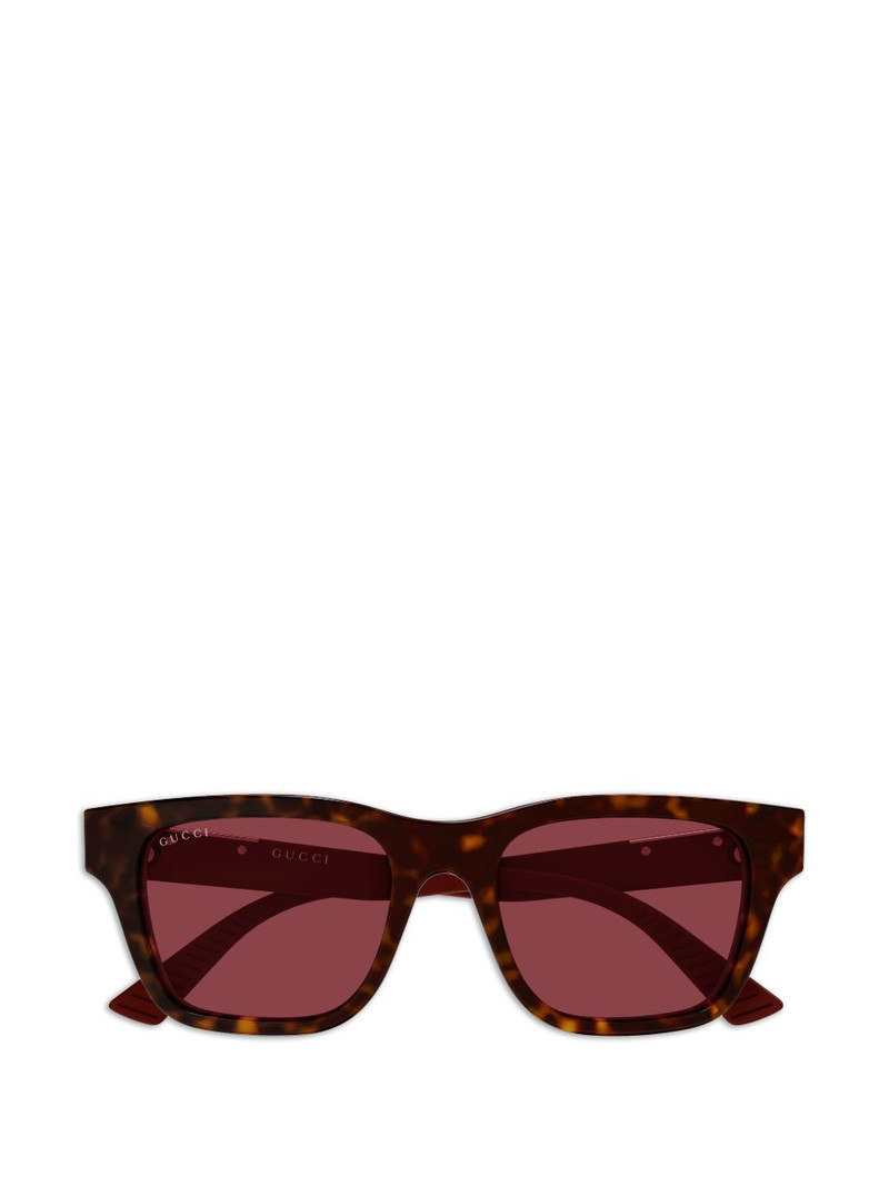 geometric-frame sunglasses 1