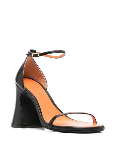 Marni block-heel leather sandals outlook
