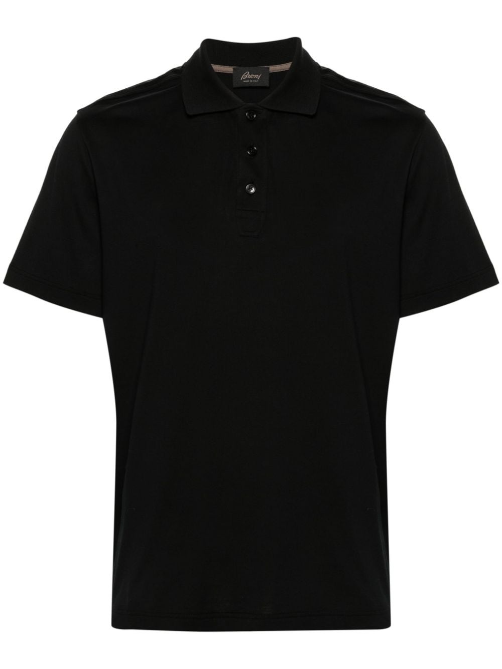 short-sleeve cotton polo shirt - 1