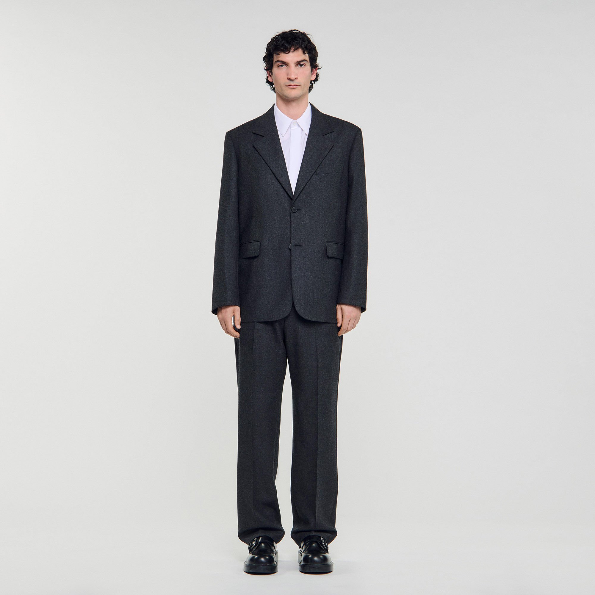 WOOL SUIT JACKET - 2