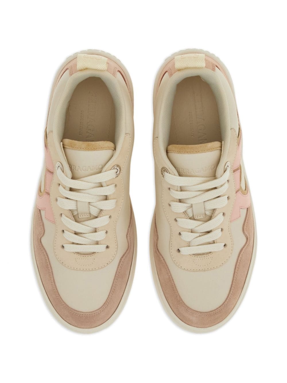 Gancini lace-up sneakers - 4