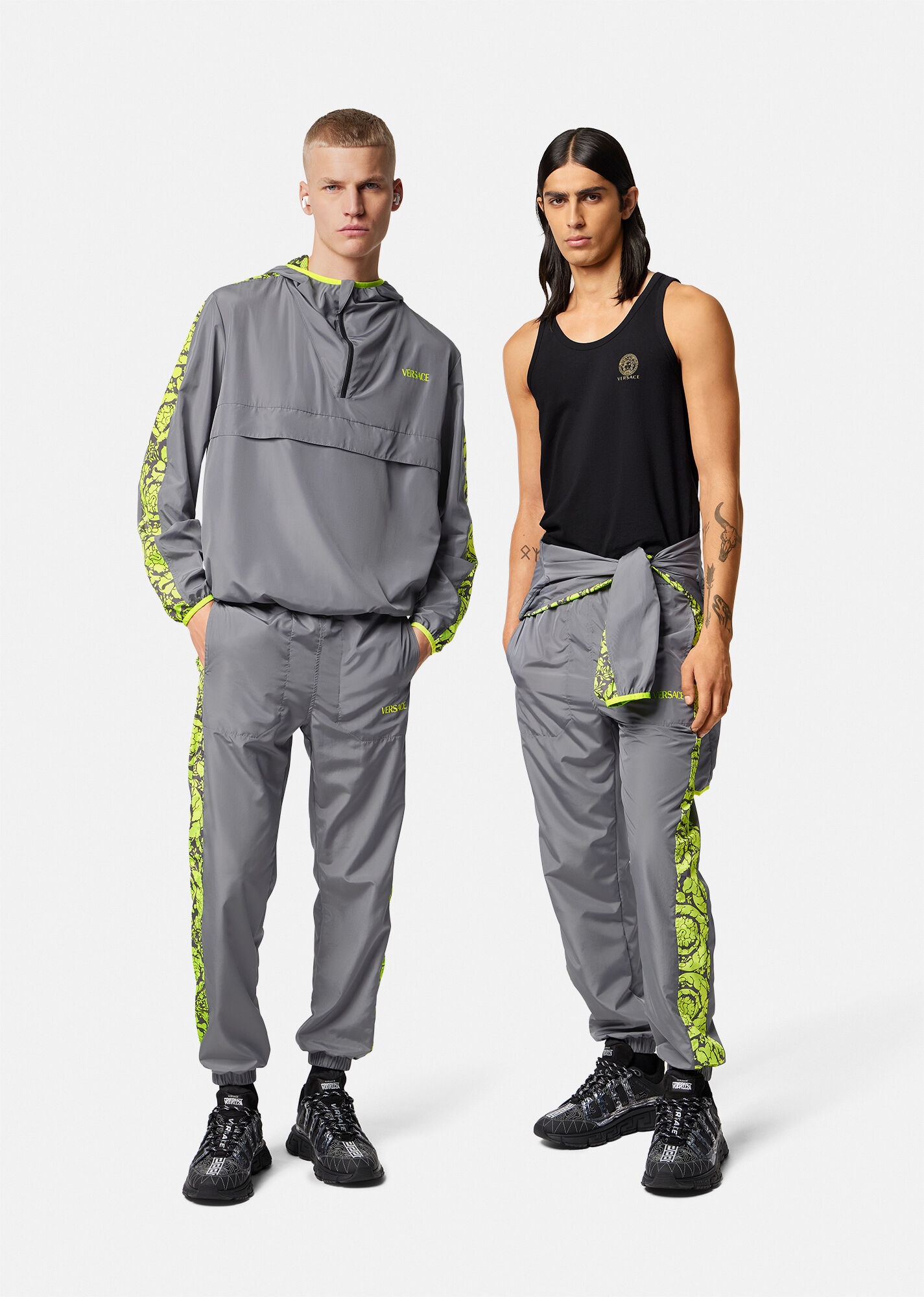 Barocco Silhouette Gym Tracksuit Pants - 2