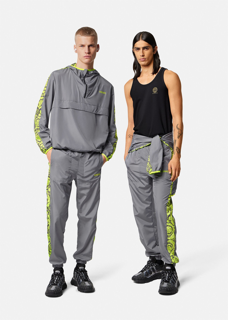 VERSACE Barocco Silhouette Gym Tracksuit Pants outlook