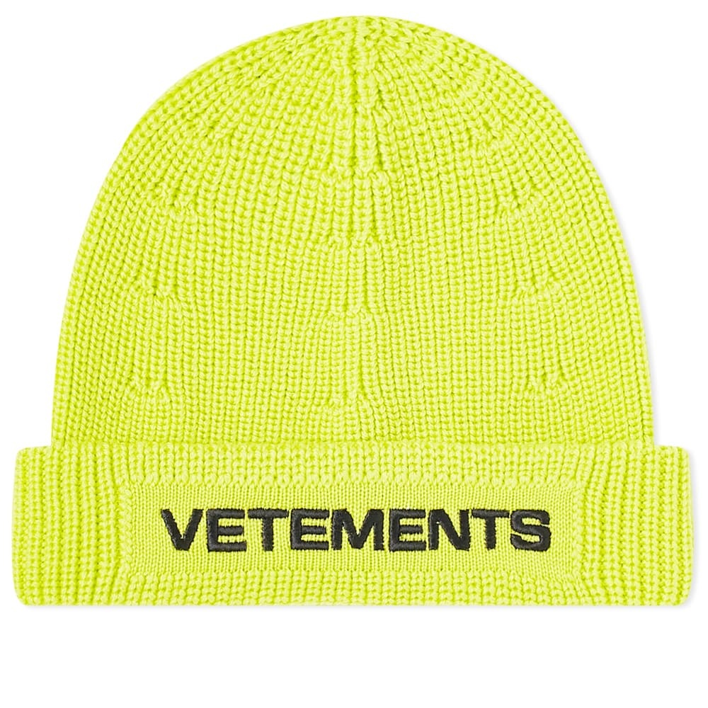 VETEMENTS Logo Beanie - 1