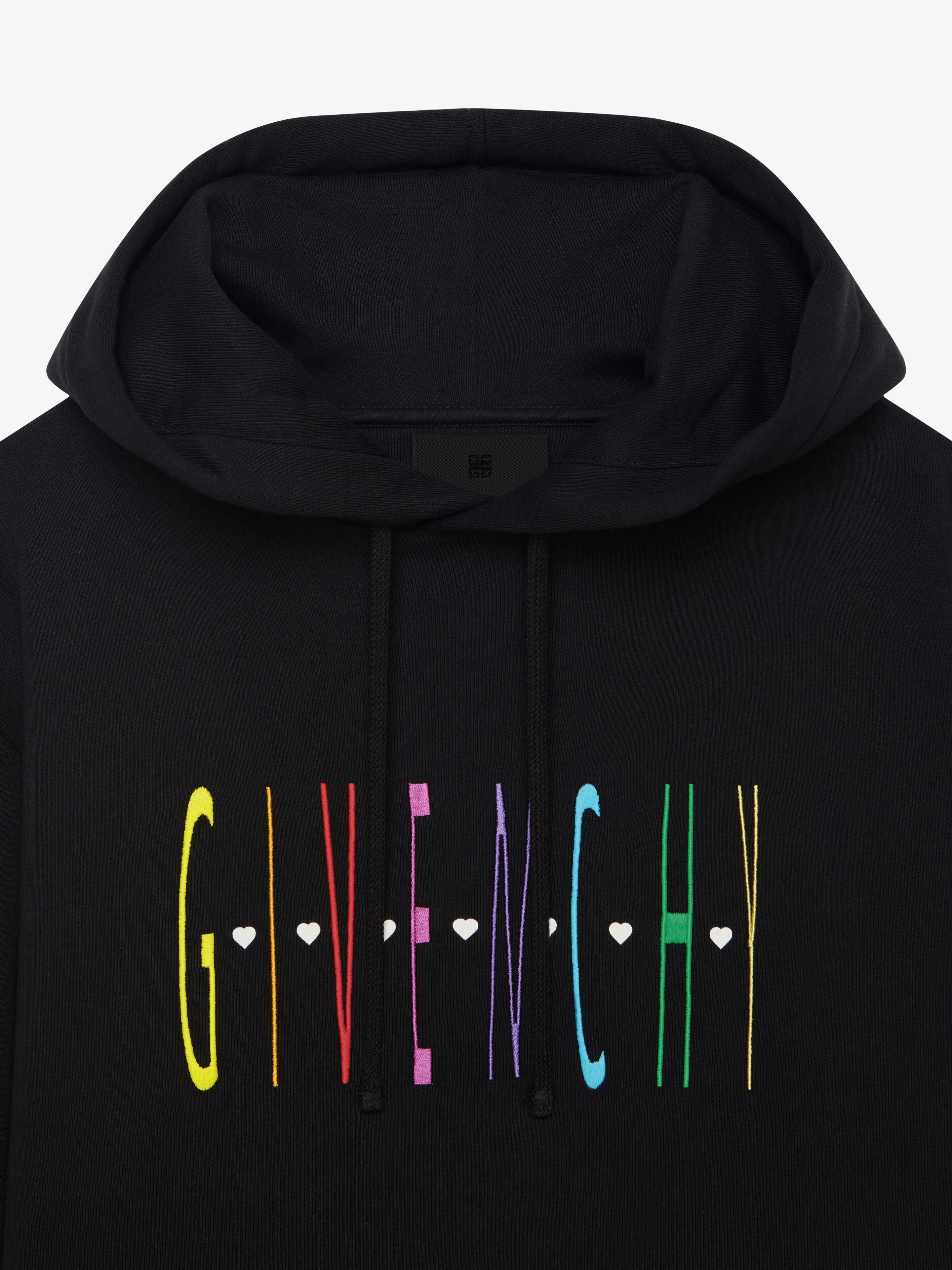 GIVENCHY REGULAR FIT HOODIE IN COTTON JERSEY - 5