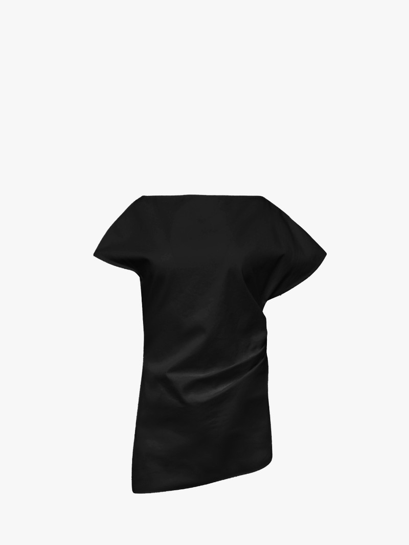 ASYMMETRIC DRAPED TOP - 1