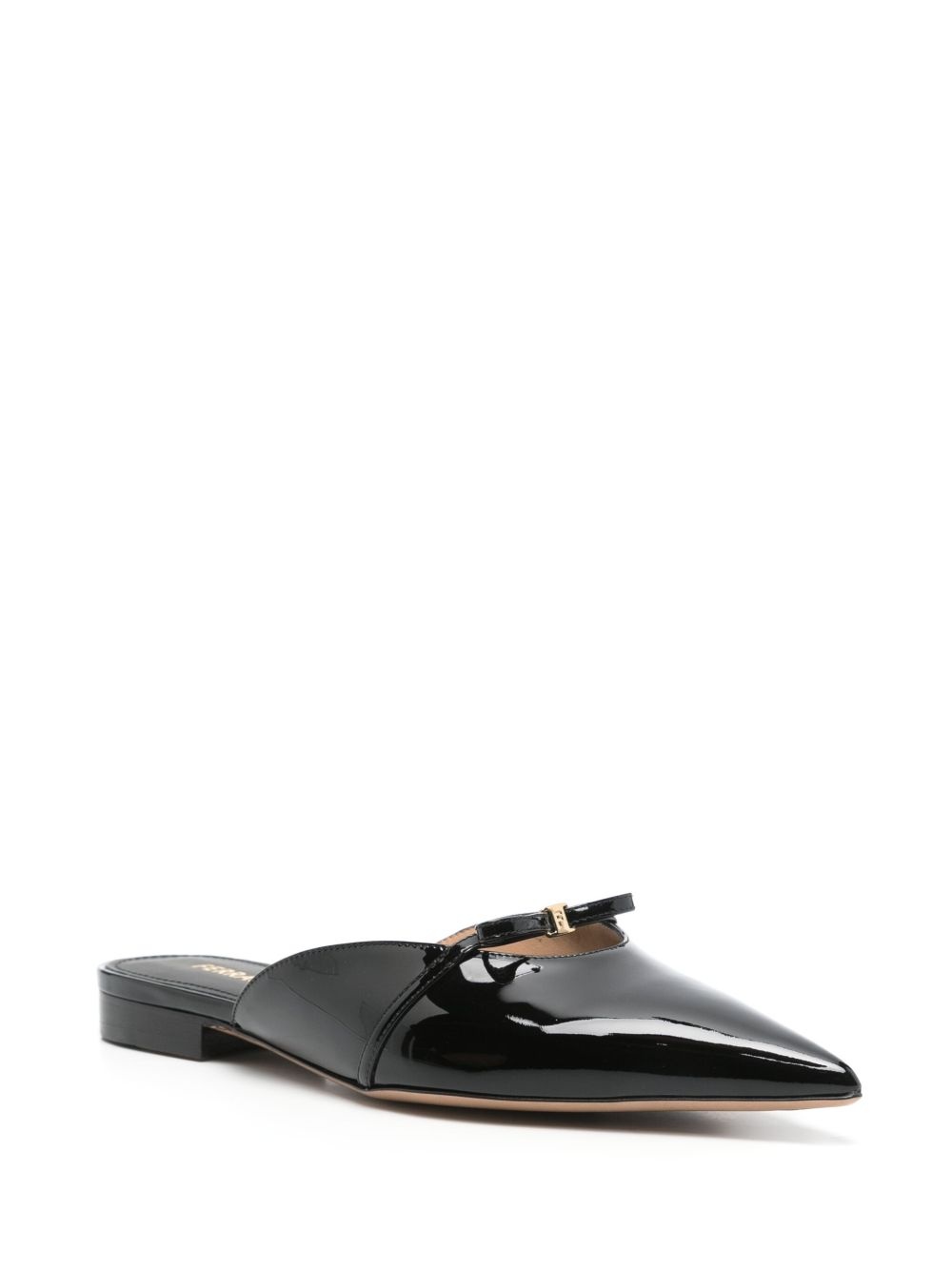 bow-detail mules - 2