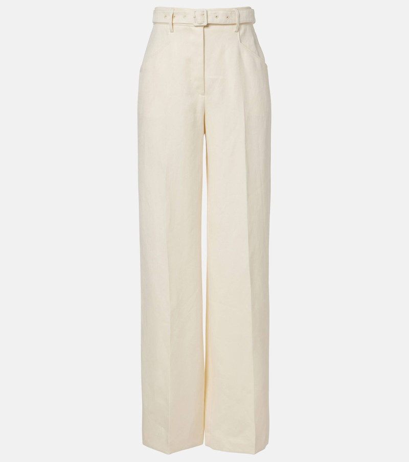 Norman linen straight pants 1