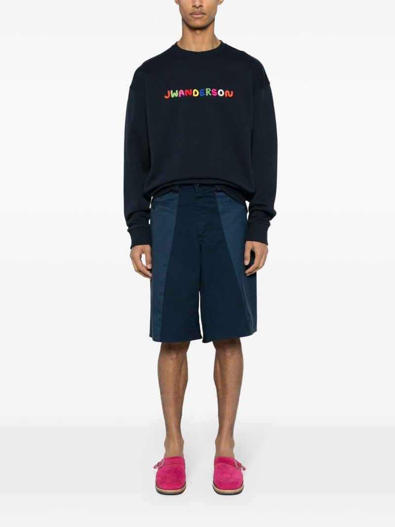 JW Anderson logo-embroidered cotton sweatshirt outlook