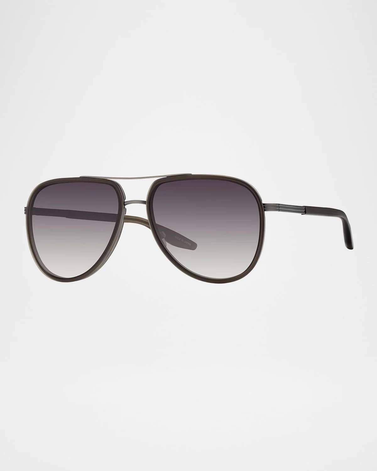 Men's Cani Acetate and Titanium Aviator Sunglasses - 1