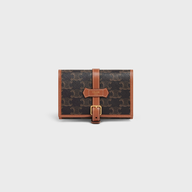 JEWELRY POUCH IN TRIOMPHE CANVAS AND CALFSKIN 1