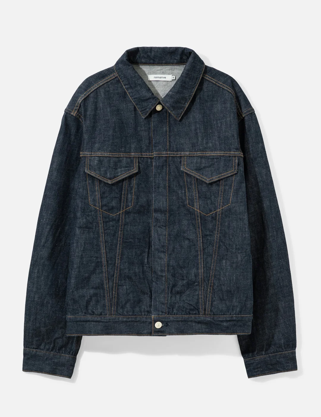 TRUCKER BLOUSON COTTON 13.5OZ DENIM OW - 1