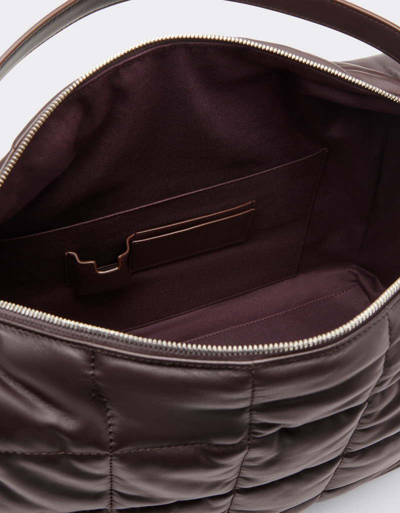 Ferrari GT Soft shoulder bag in quilted leather 9