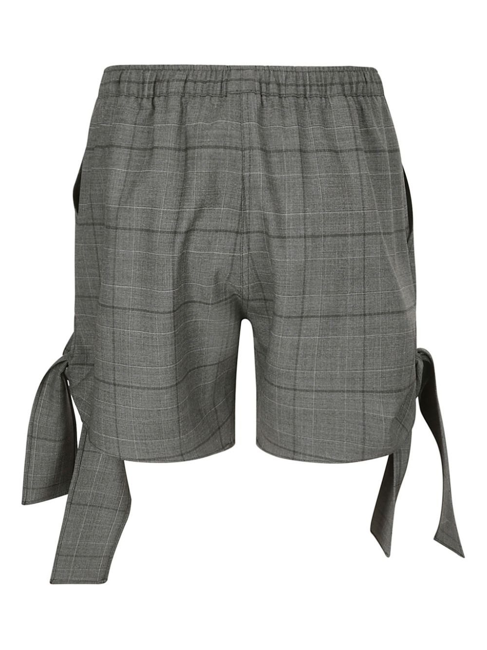checked shorts - 2
