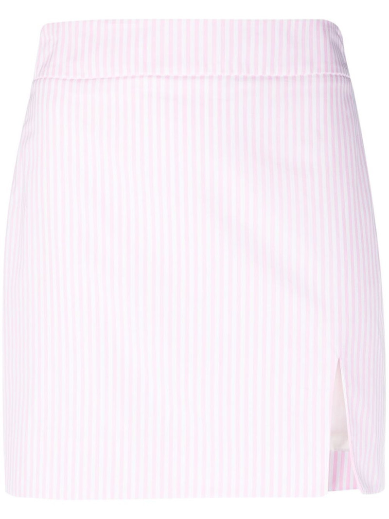striped cotton mini skirt 1
