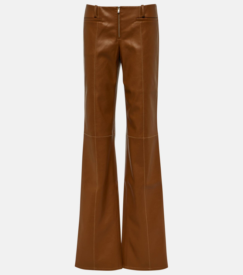 Cida faux-leather trousers - 1