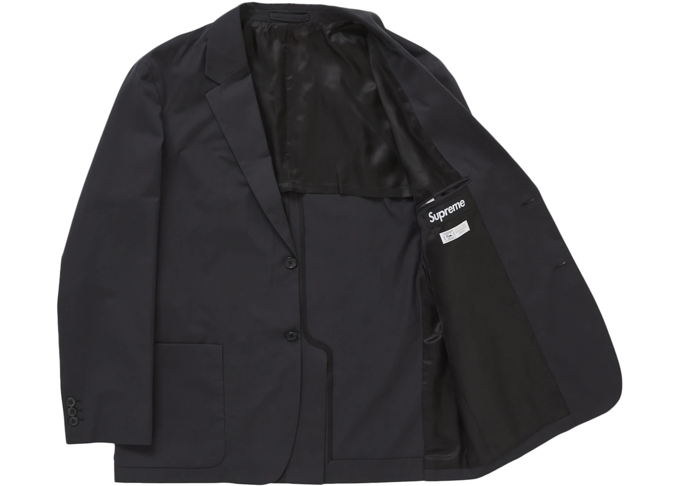 Supreme Sea Island Cotton Suit Black - 3