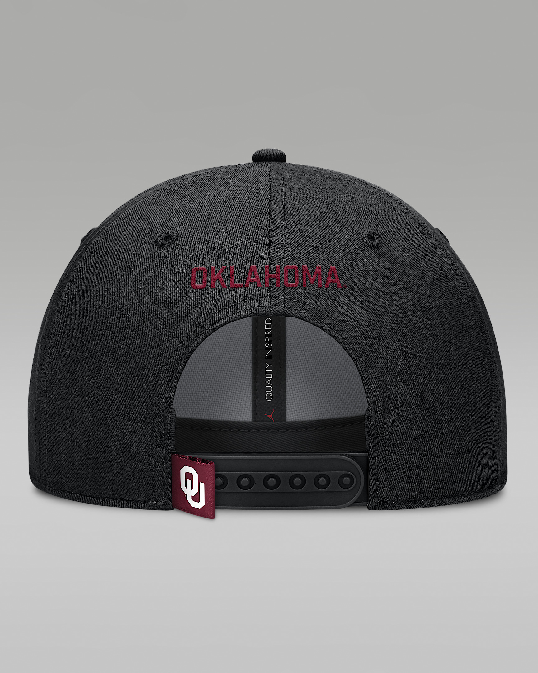 Oklahoma On-Field Rise Gameday Men's Jordan Brand Dri-FIT College Trucker Adjustable Hat - 2