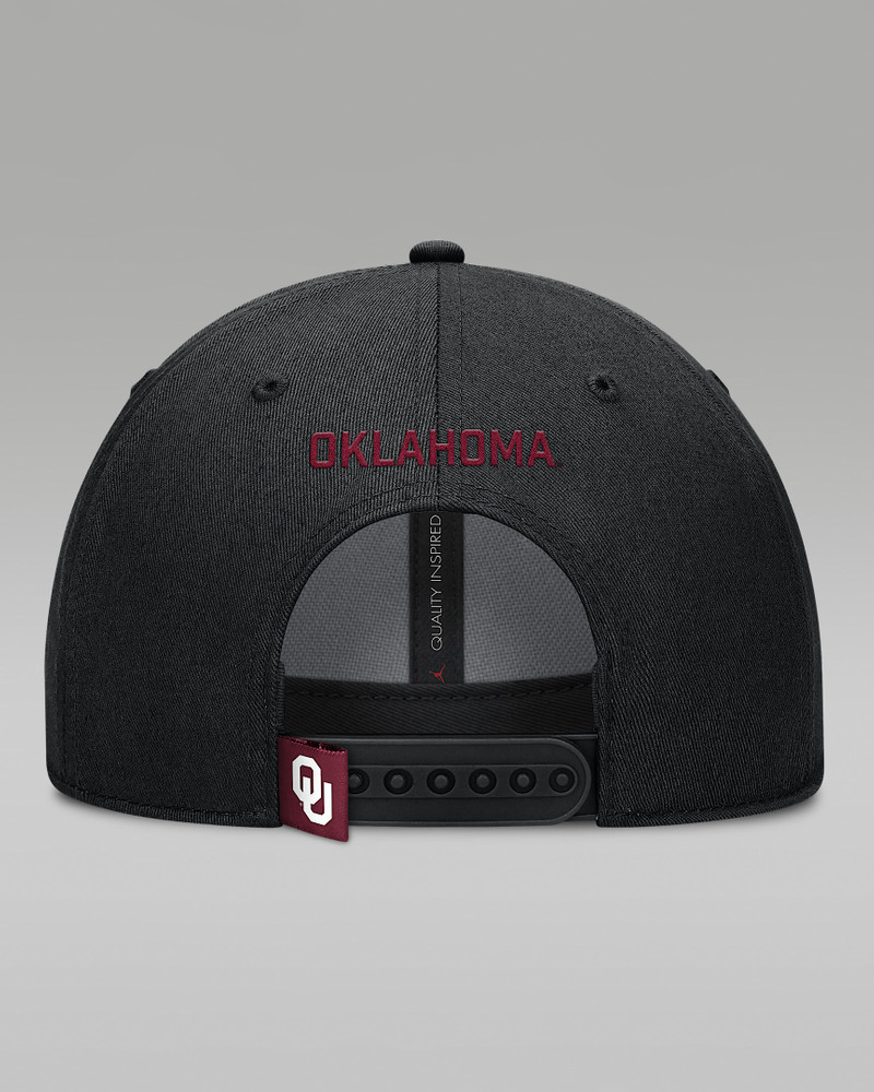 Jordan Oklahoma On-Field Rise Gameday Men's Jordan Brand Dri-FIT College Trucker Adjustable Hat outlook