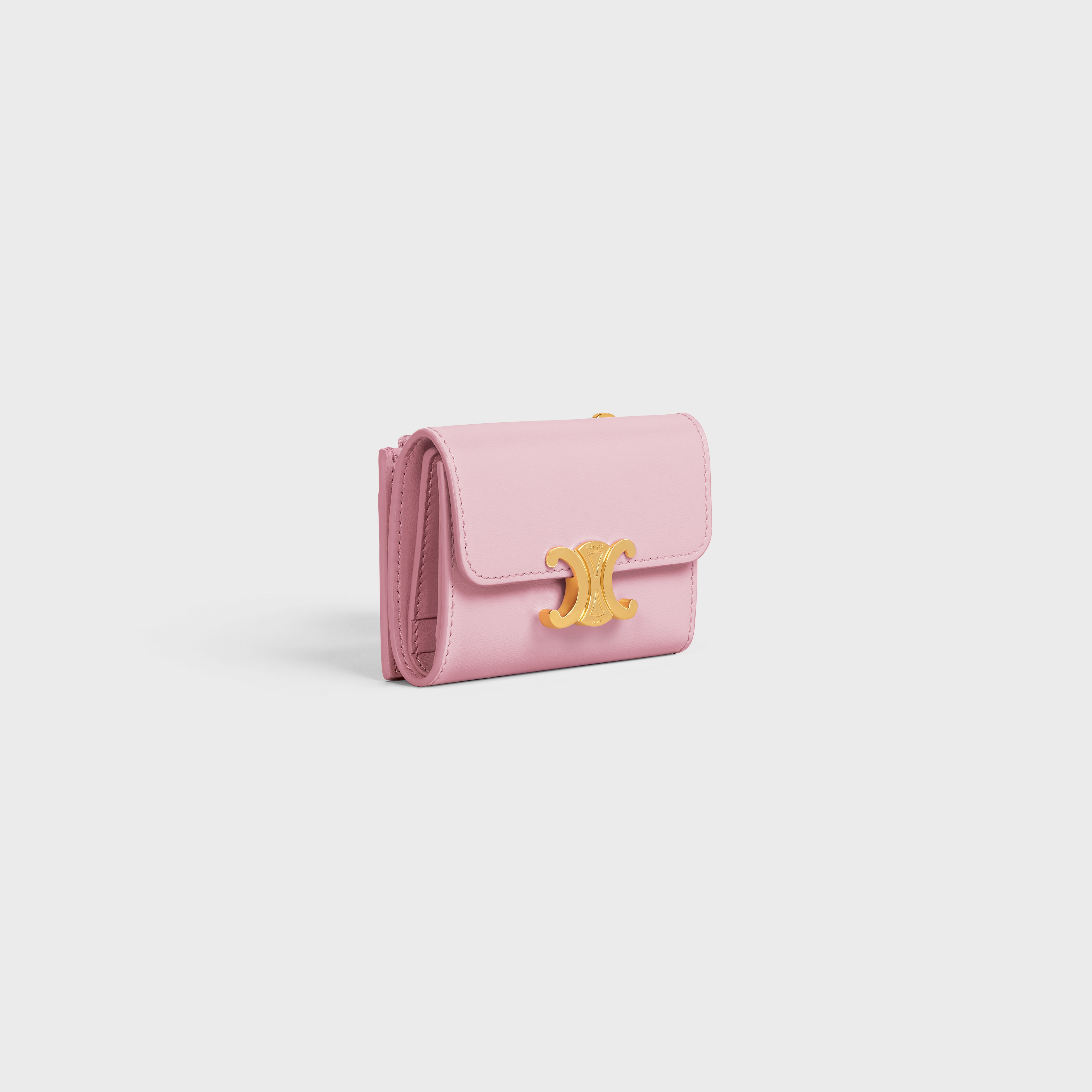 COMPACT WALLET TRIOMPHE in Shiny calfskin - 2