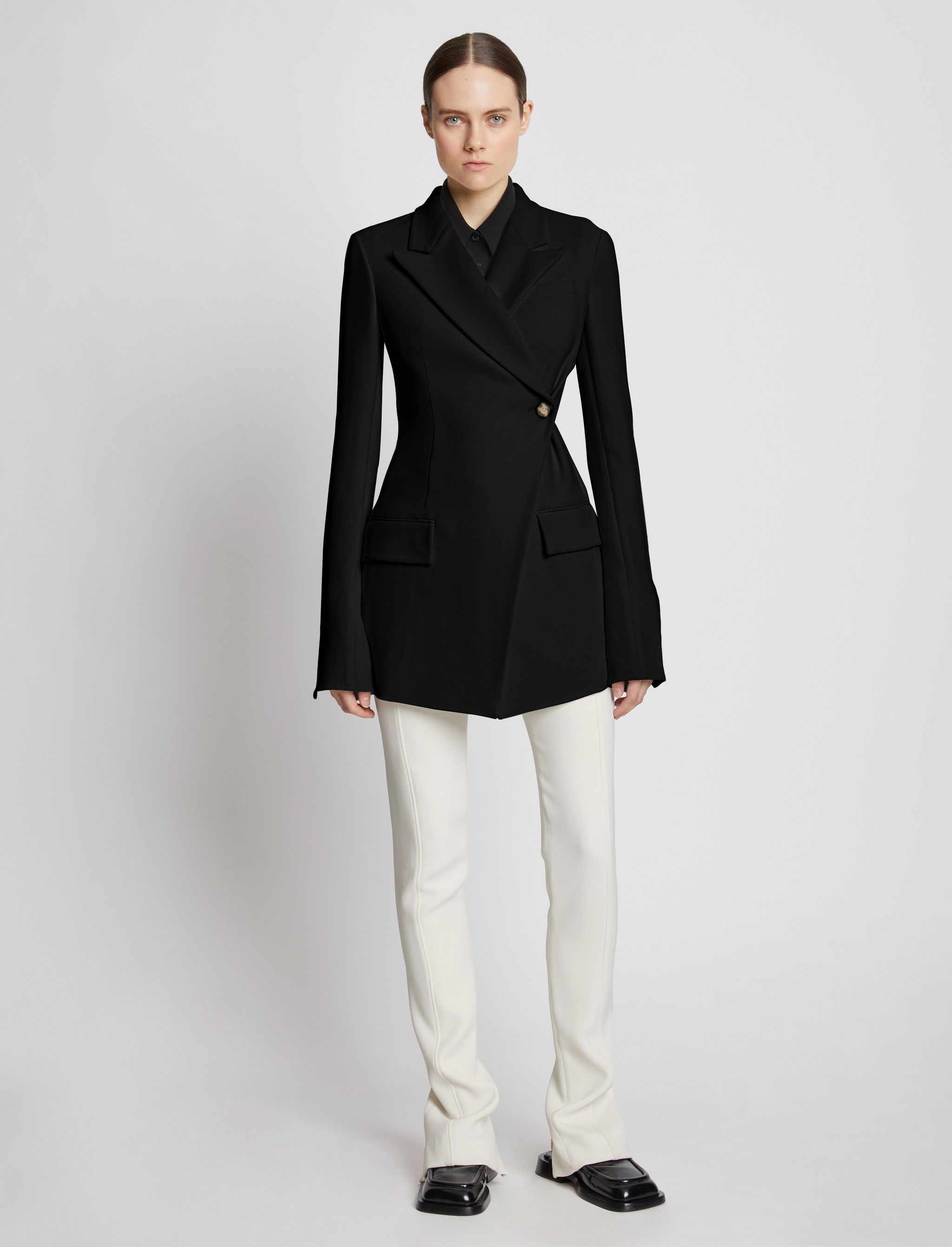 Bi-Stretch Crepe Blazer - 3