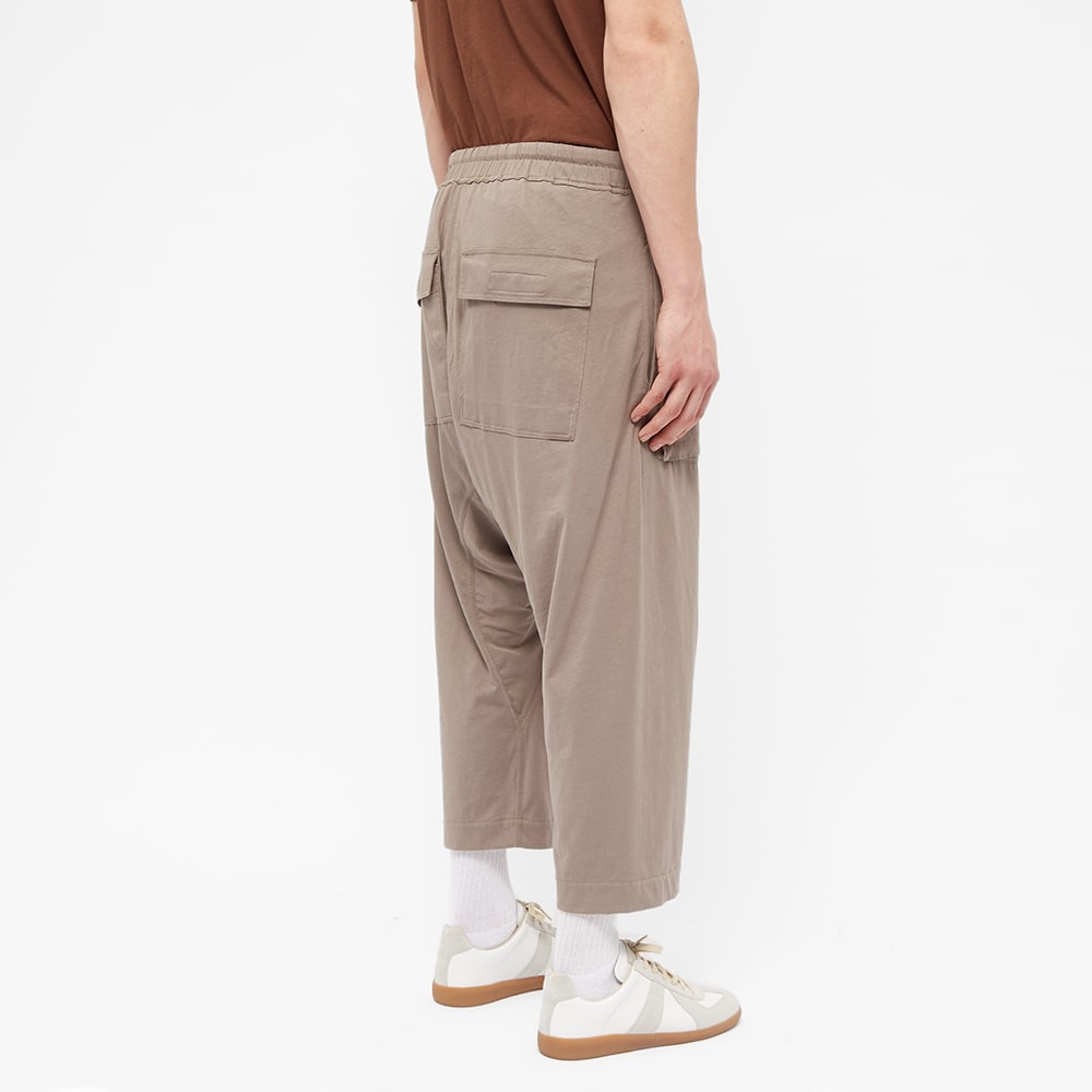 Rick Owens Cropped Drawstring Cargo Pant - 5