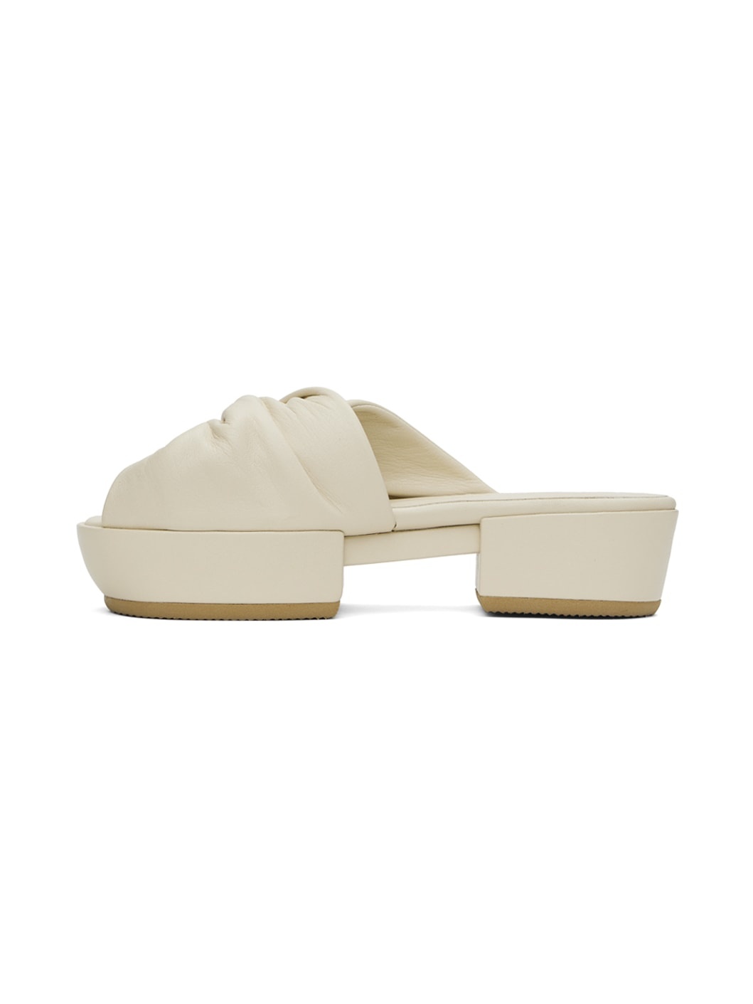 Beige Twist Sandals - 3