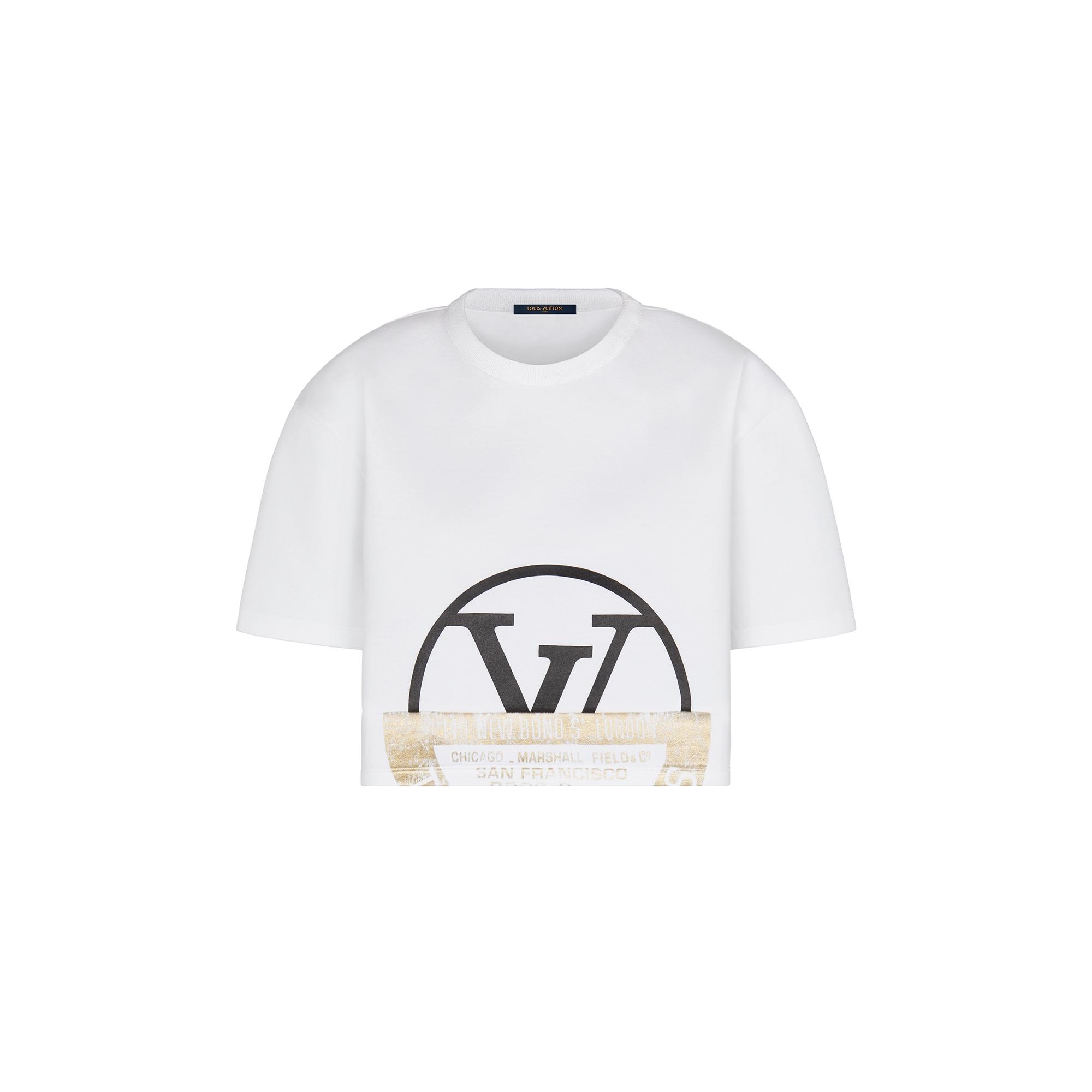 Louis Vuitton World Stamp Cropped Sweatshirt - 1