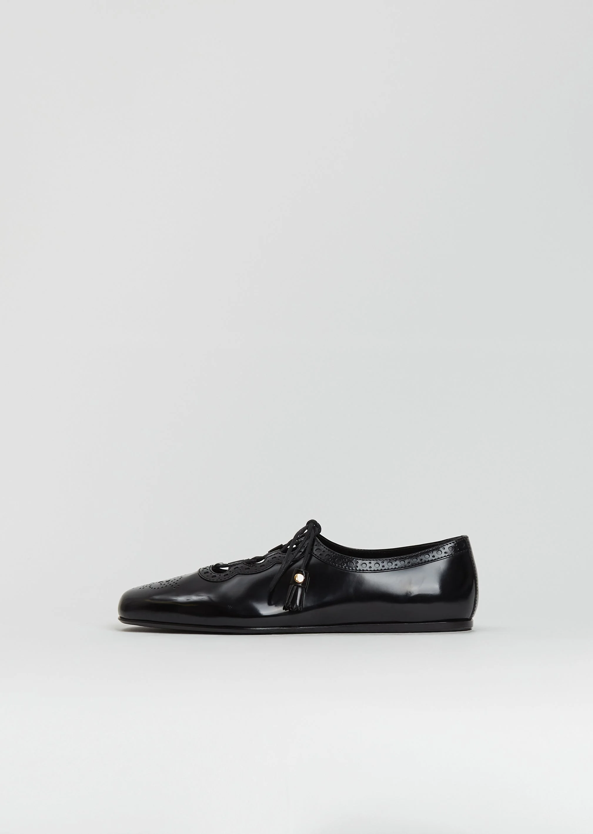 Rhea Polished Leather Loafer - 1