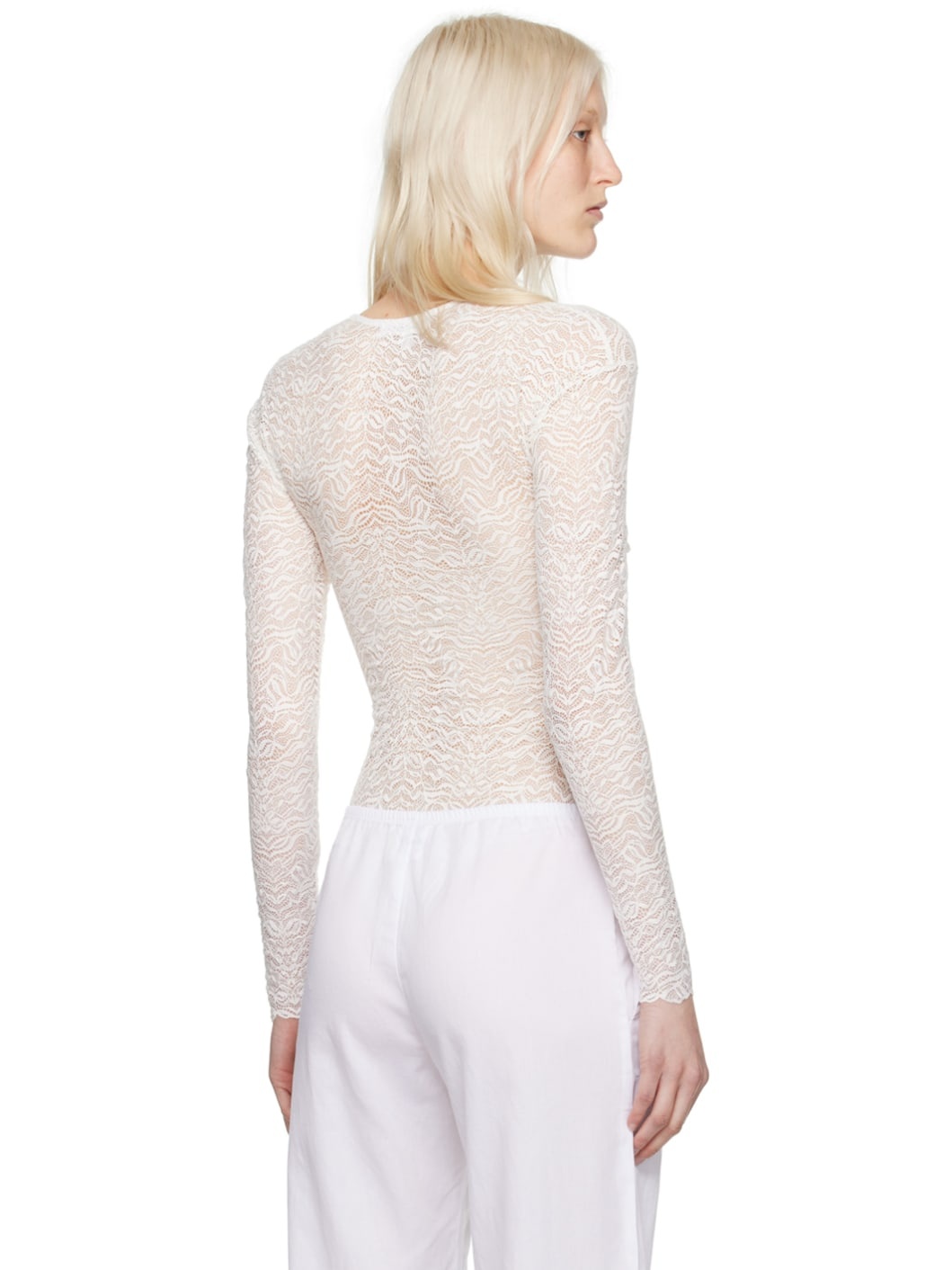 White Baes Bodysuit - 3