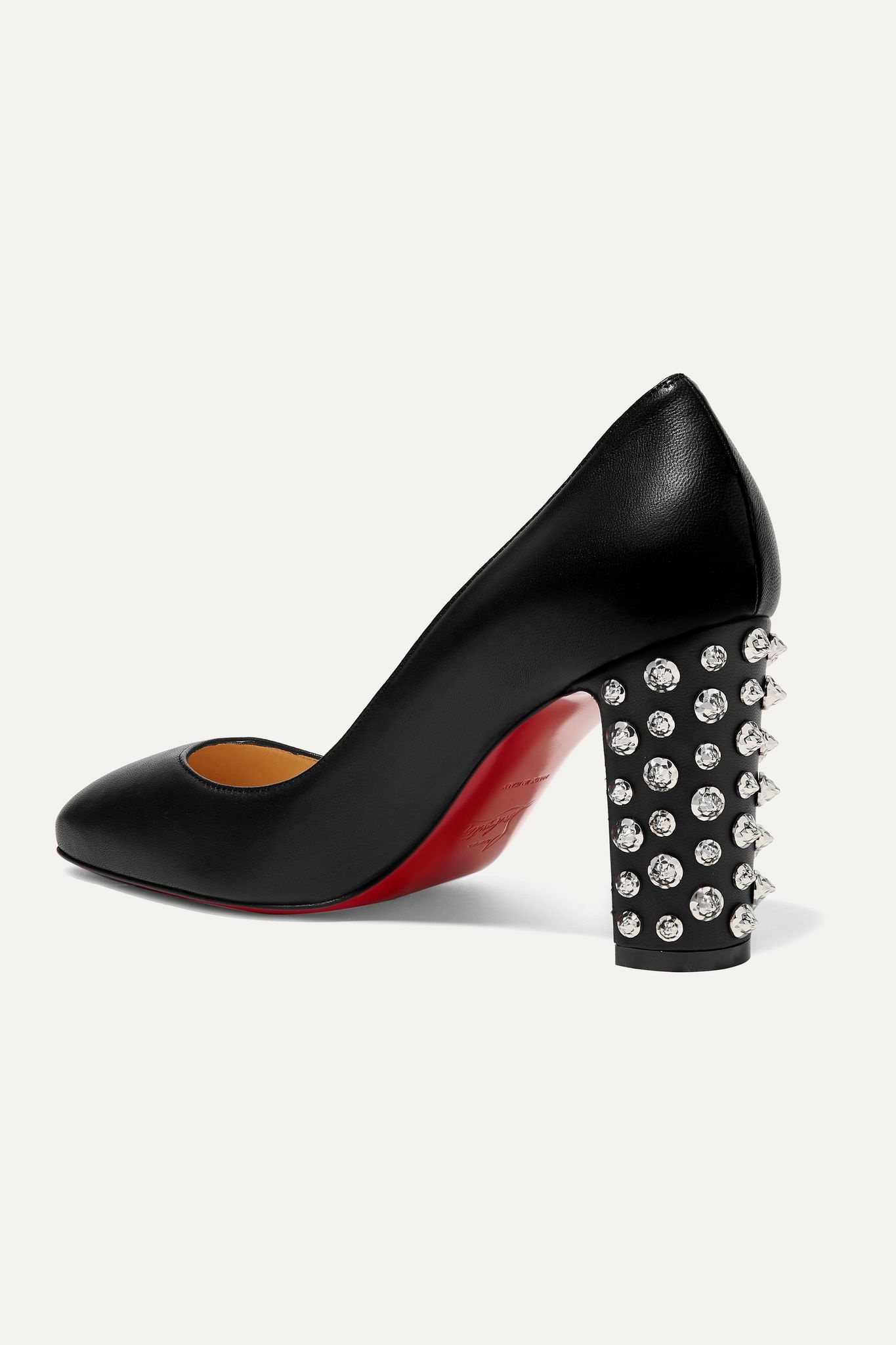 Marimalus 85 studded leather pumps  - 4