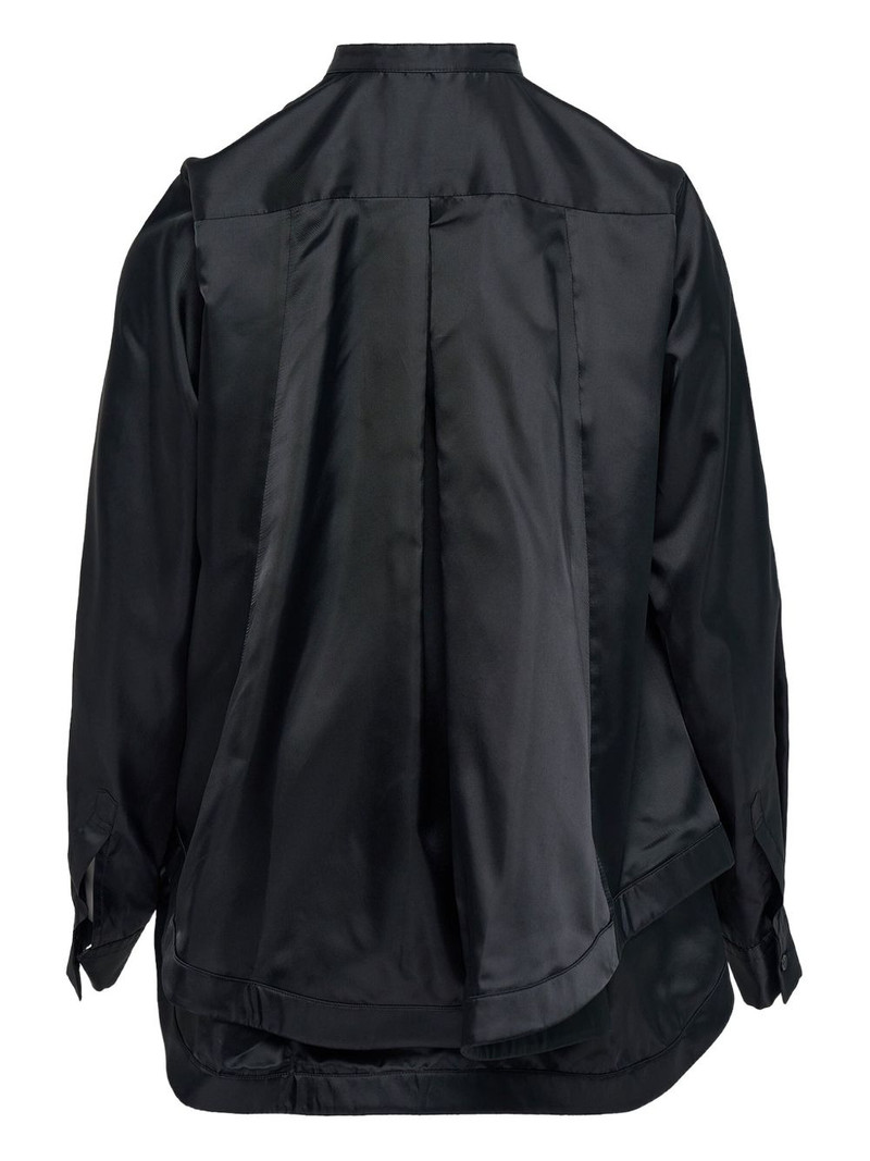 Noir Kei Ninomiya ruffled-layer twill shirt outlook