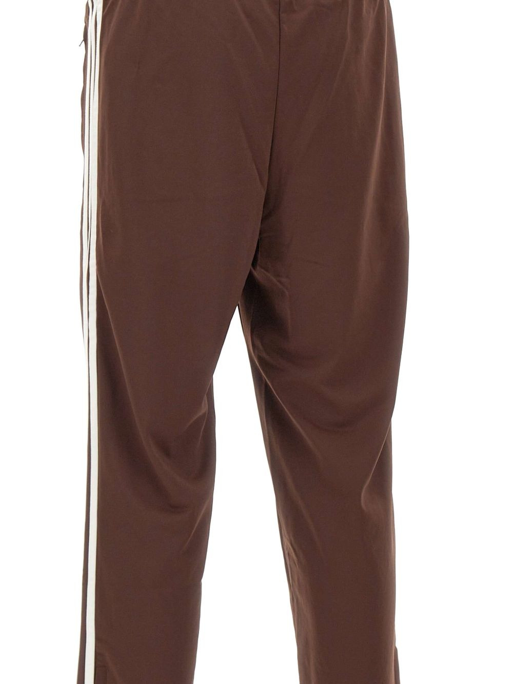 side-stripe zipped-hem track pants - 4