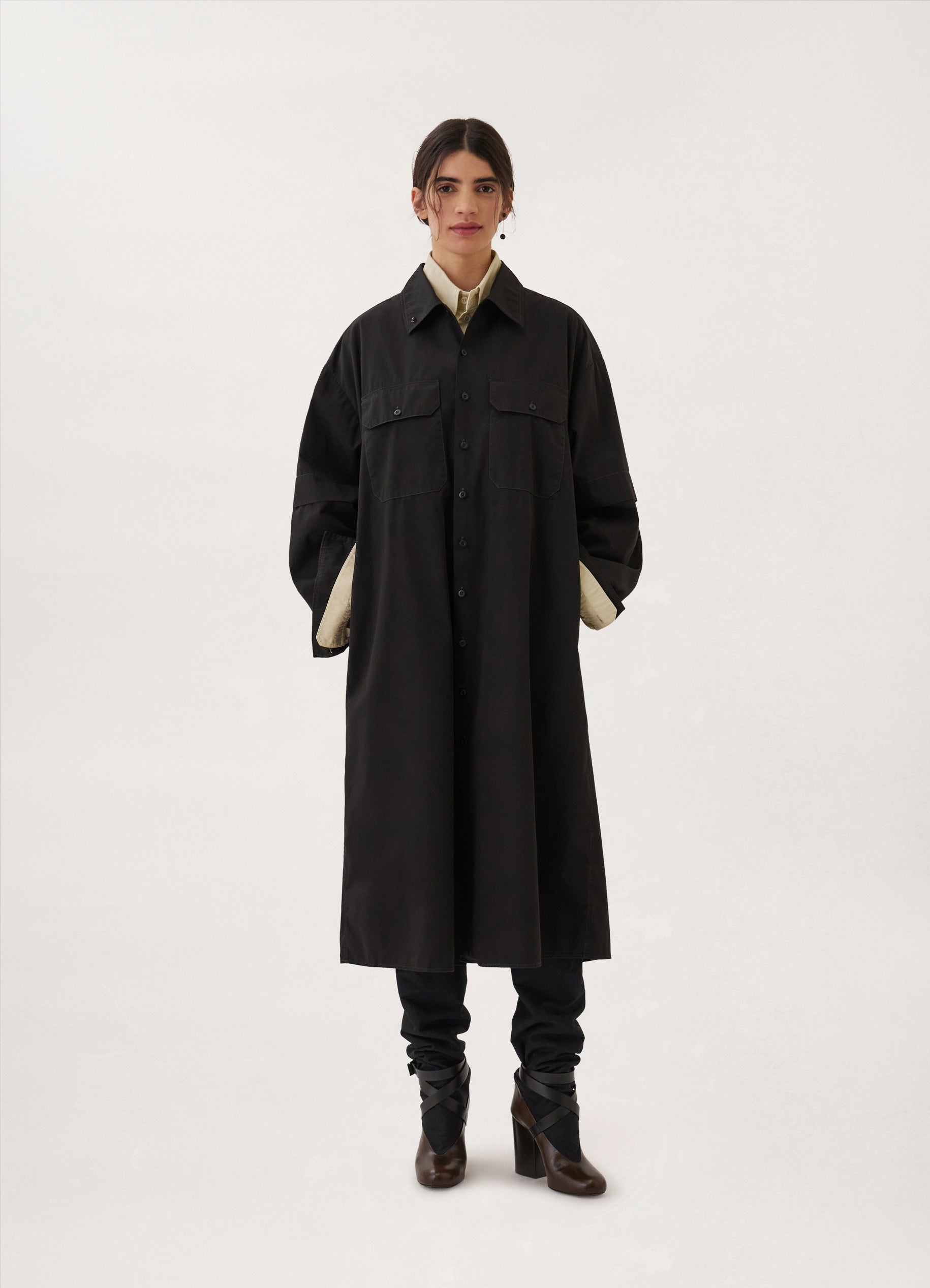 TWO POCKET SHIRT DRESS
LIGHT COTTON GA - 2
