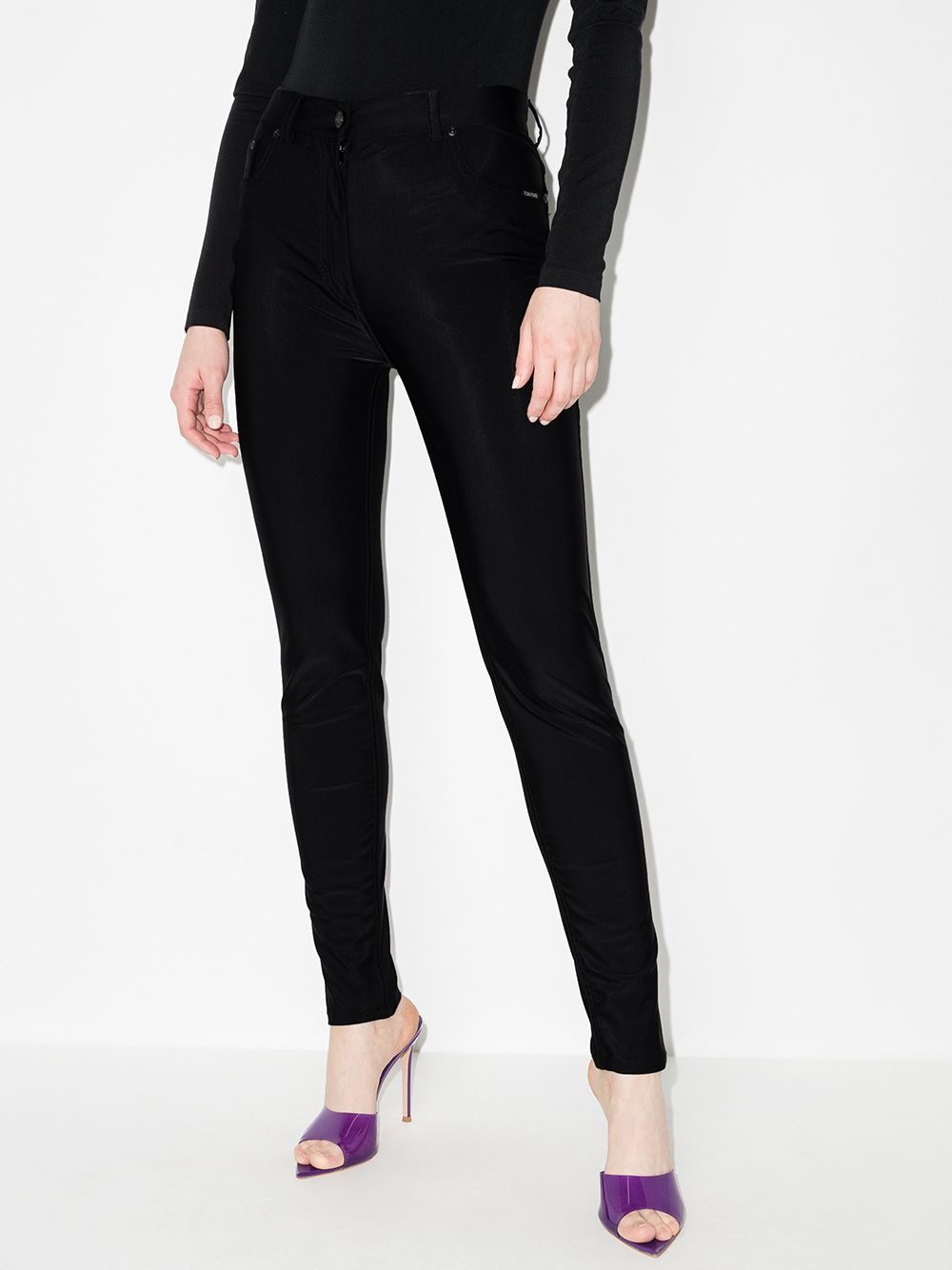 Glossy skinny jeans - 2