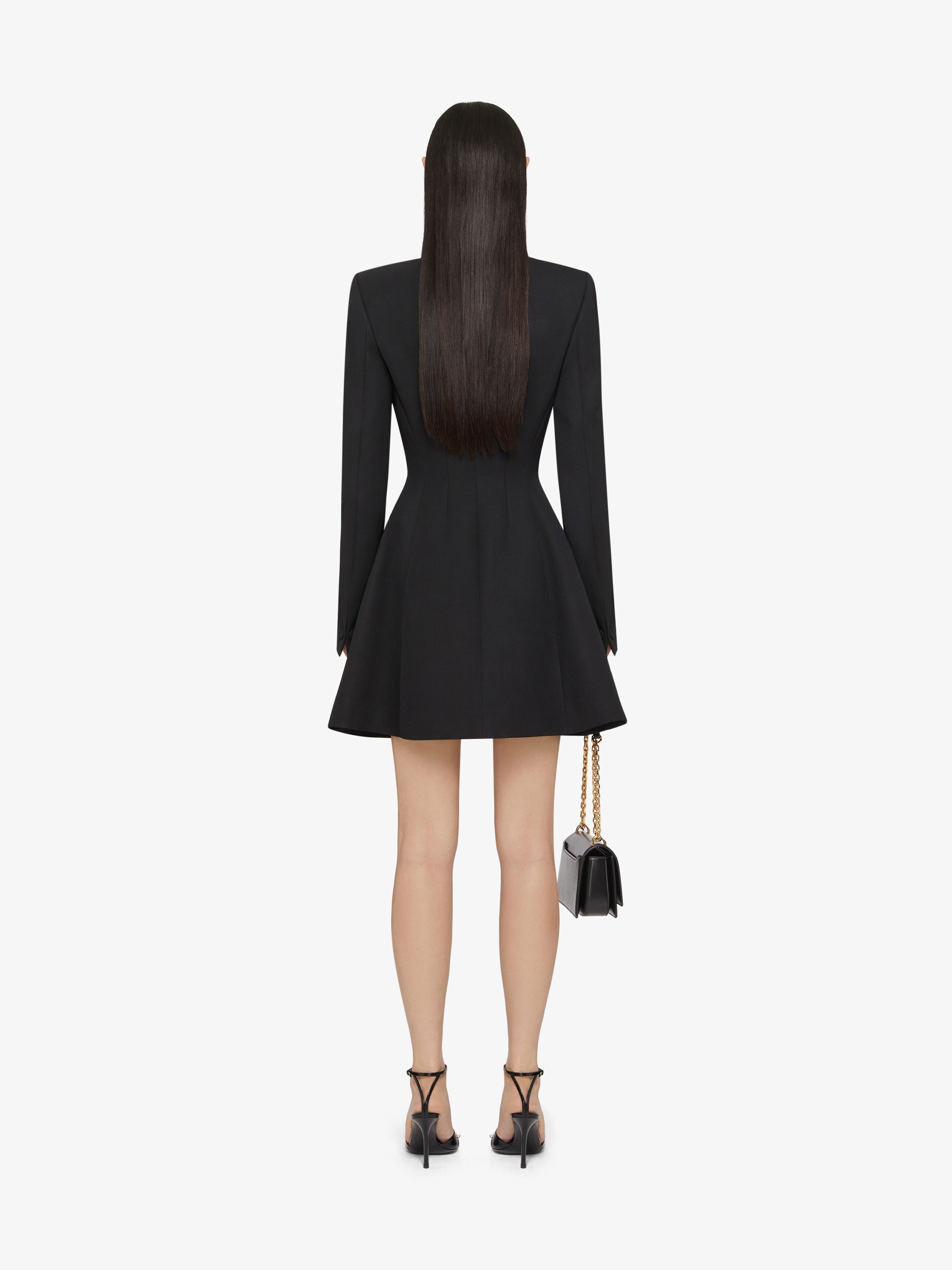 TAILORED DRESS IN WOOL - 4
