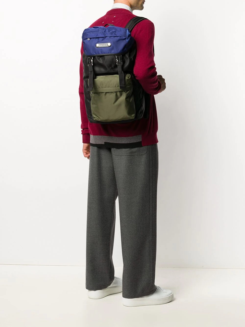 Hackney three-tone backpack - 2