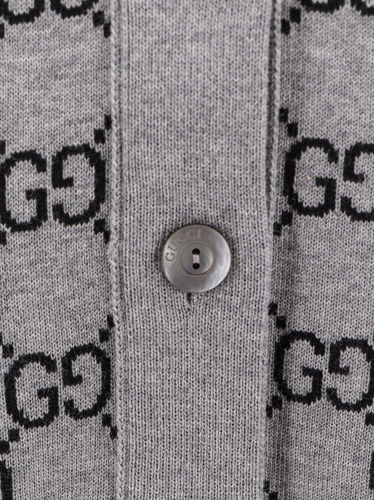 Reversible Wool Cardigan With Gg Motif - 3